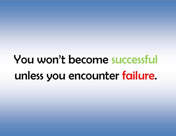 Failures are the pillars of success essay